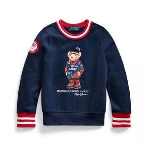 Ralph Lauren Team USA Polo Bear shirt, Size 3T, Good Condition, Winter Olympic